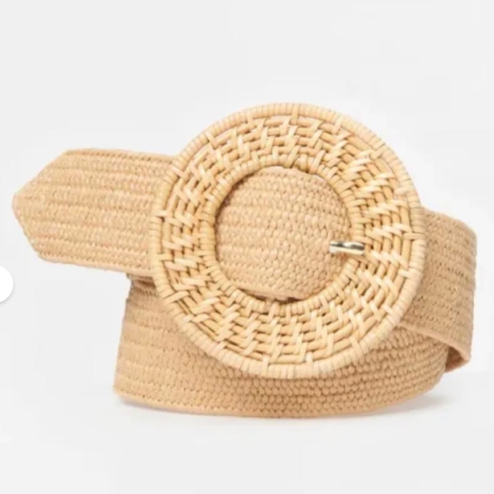 j mclaughlin Elizabeth Raffia Belt NWT
